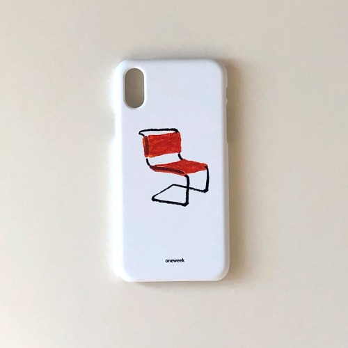 Brown chair iphone case
